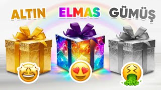 Hediyeni Seç...! 🎁 Altın, Elmas veya Gümüş ⭐💎🔘