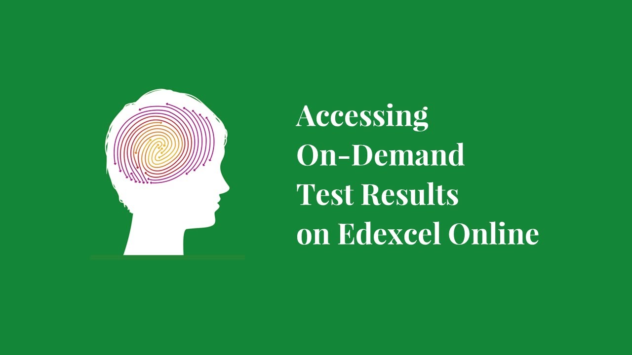 Accessing On-Demand Test Results on Edexcel Online