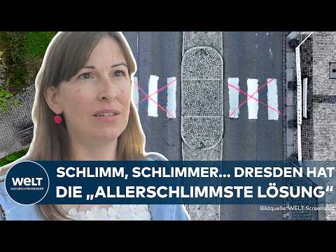 DRESDEN: Illegal! Kampf gegen den DIY-Zebrastreifen | Verkehrswende à la Guerilla abgewendet