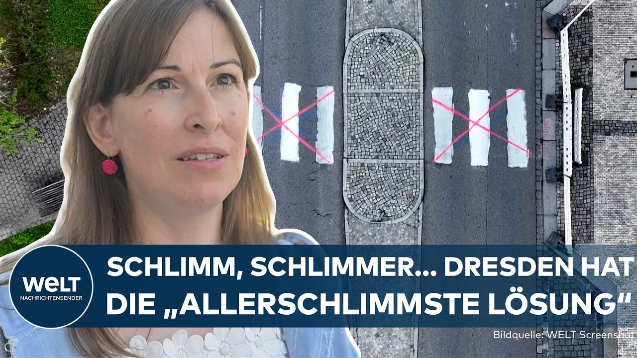 DRESDEN: Illegal! Kampf gegen den DIY-Zebrastreifen | Verkehrswende à la Guerilla abgewendet