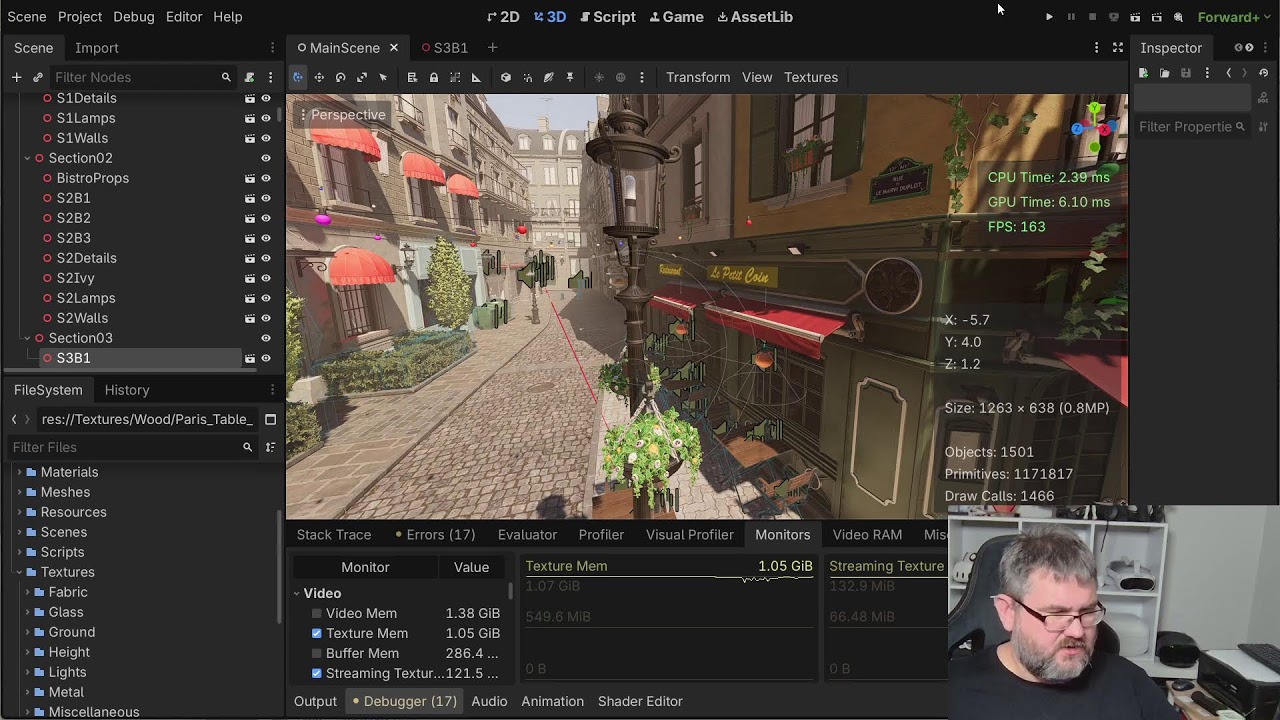 Dev stream 82 - Having a look at texture streaming