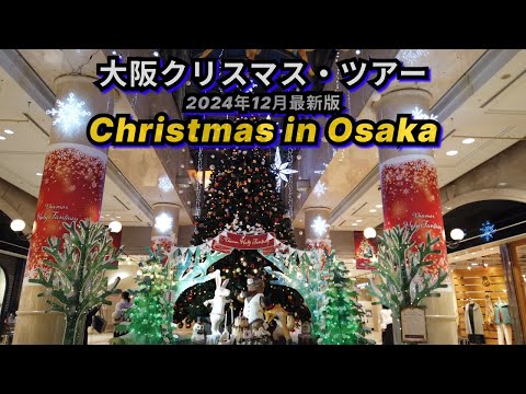 🎄最新！大阪梅田クリスマスツアー2024✨イルミネーション＆ツリー巡り🎅✨大阪・関西万博開幕目前の街！