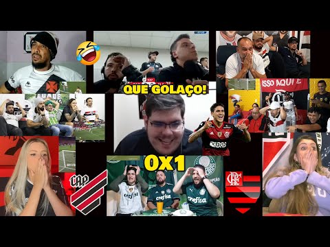 REAÇÕES DOS "RIVAIS E FLAMENGUISTAS" NO GOL DE PEDRO - ATHLETICO-PR 0x1 FLAMENGO COPA DO BRASIL.