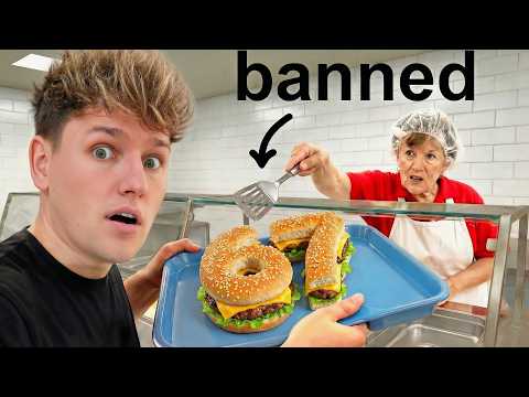 I Tried the Worlds WEIRDEST School Lunches!