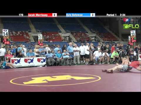 Junior 170 - Jacob Morrissey (Wisconsin) vs. Kyle Bateman (Oregon)