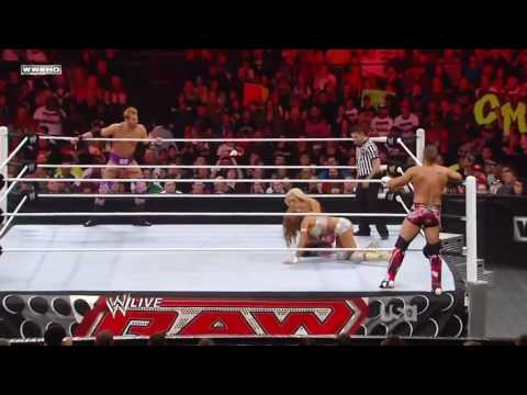 (720pHD): WWE Raw 12.26.11: Eve Torres & Zack Ryder vs Natalya & Tyson Kidd