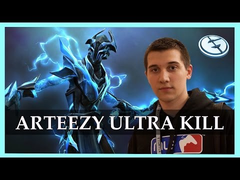 EG.Arteezy Razor Ultra kill vs Cloud 9 @ TI4