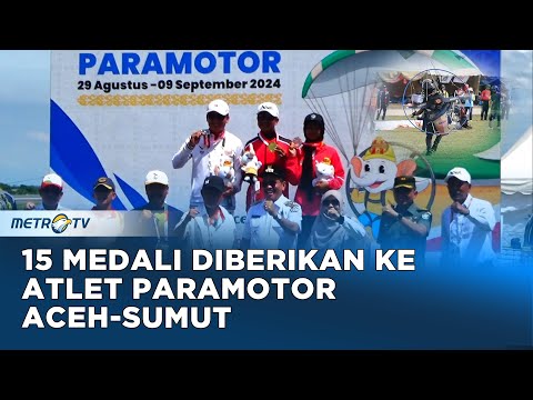 Cover Upacara Penghormatan Pemenang & Medali Paramotor PON XXI