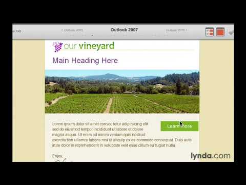 HTML Tutorial - Testing HTML email in 30+ clients