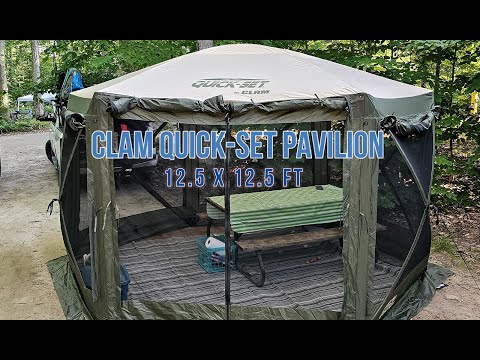 Clam Quick-Set Pavilion Tent 12.5x12.5