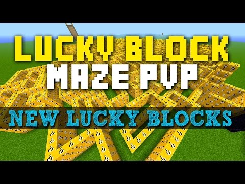 Minecraft *EPIC* LUCKY BLOCK MAZE PVP #2 with The Pack (Minecraft Lucky Block Maze)