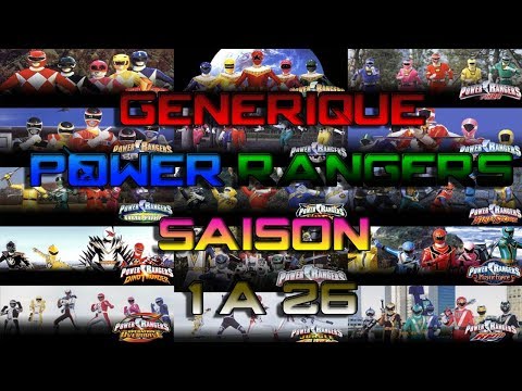 Tous les Générique Power Rangers en VF | Saison 1 à 26 | Mighty Morphin/Beast Morphers