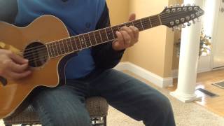 DADGAD - Free Fallin' lesson Tom Petty (12 string)
