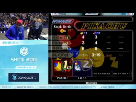 Shine 2016 - Axe vs Ginger SSBM Round 2 Pools