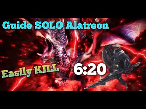 SOLO Guide Alatreon EASILY TO KILL, Charge Blade. |how to beat alatreon |  alatreon mhw |mhw ps4