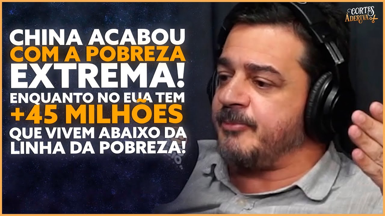 PROVAS que o SOCIALISMO CHINES é MELHOR que o CAPITALISMO dos EUA | À Deriva Podcast