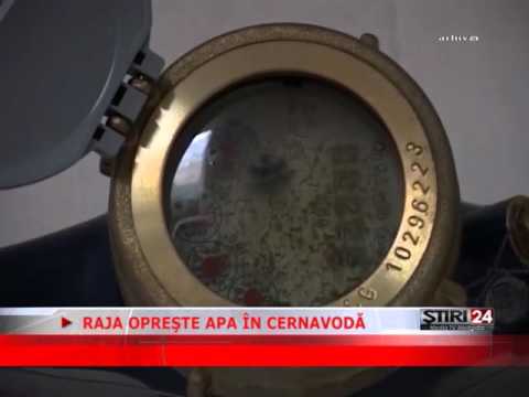 RAJA OPREŞTE APA ÎN CERNAVODĂ