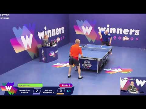 WINners CUP table 2  11.01 Zaporozhets Roman - Zaitsev Aleksandr P   16:00