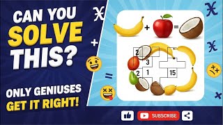 Download lagu 🎯 Title:“Can You Solve This Viral Fruit Math Puzzle?” mp3 Download lagu 🎯 Title:“Can You Solve This Viral Fruit Math Puzzle?” mp3