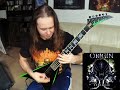 ORIGIN - FINITE  Guitar Cover #reels #metal #deathmetal #viral