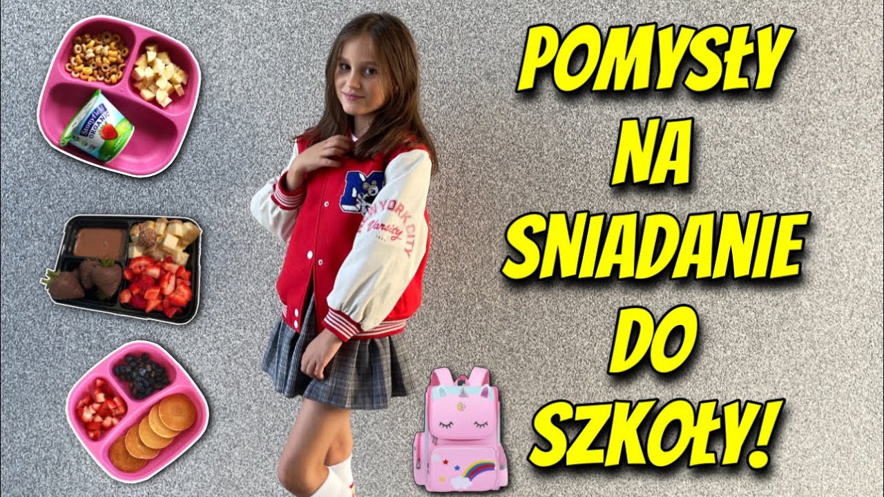 POMYSŁY NA ŚNIADANIÓWKI! LUNCHBOX DO SZKOŁY!😛
