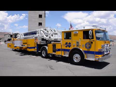 Truck Walk-Around: Carson City's Pierce ArrowXT Tractor Drawn Aerial