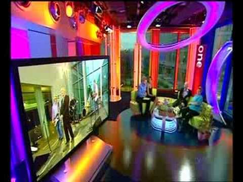 Stipe on the BBC television show "the One show" with Michael