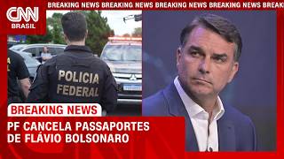 Vídeo: PF cancela passaportes de Flávio Bolsonaro após decisão de Moraes | BASTIDORES CNN