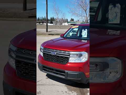 2022 Ford Maverick XLT in Red for sale at Moose Jaw Toyota in Moose Jaw, SK