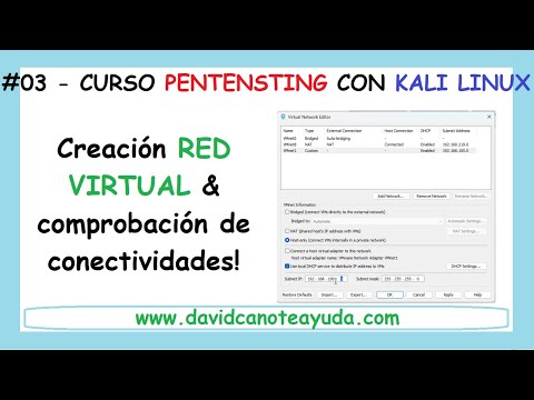 CURSO PENTESTING - #03 Creación y Configuración de Red Virtual Pentesting | Laboratorio Práctico