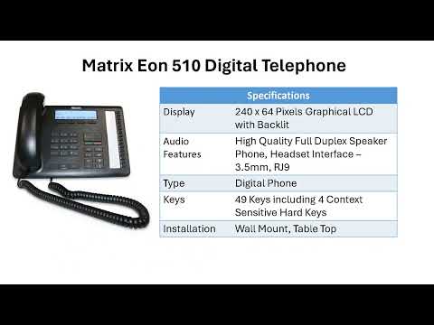 Premium Digital Keyphone - EON510