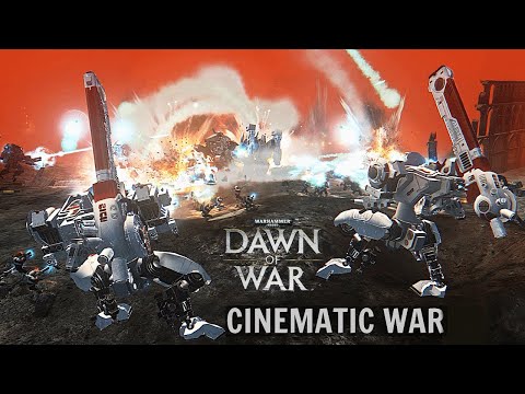 Unification Mod | Tau Empire vs Orks! - Survival battle / Warhammer 40K: Dawn of War: Soulstorm