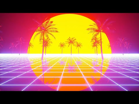 1 Hour Visual In Full HD / nr.291 / Retro Future Wave VJ Motion Graphics