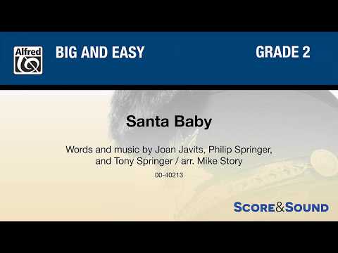 Santa Baby, arr. Mike Story – Score & Sound