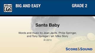 Santa Baby, arr. Mike Story – Score &amp; Sound
