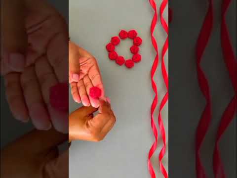 Beautiful mini ribbon rose flower with Needle #shortvideo #viral #ribbon #trending #beautiful