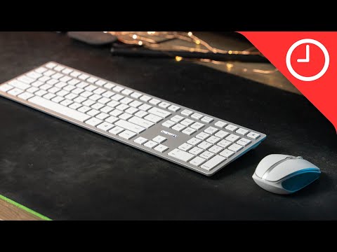 Klaviatūra „Cherry DW 9100 SLIM“ belaidės klaviatūros ir pelės rinkinys (JD-9100DE-1) (JD9100DE1) video