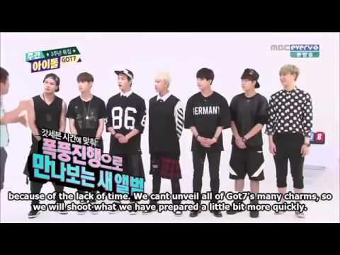 [ENG SUB] 140723 Weekly Idol Ep 156 Part 1 GOT7, Apink Bomi, Namjoo, Hayoung, BtoB