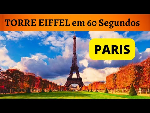 🇨🇵📸 TORRE EIFFEL em 6️⃣0️⃣ Segundos | THE EIFFEL TOWER OF PARIS  FRANÇA