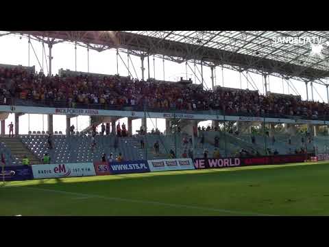 2017-09-09 Korona Kielce - Sandecja 1-0, doping kibiców