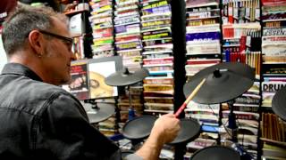 Video thumbnail for Simmons SD 1500 Electronic Drum Set Demo by Rick Stojak