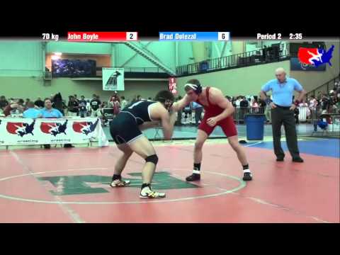 John Boyle vs. Brad Dolezal at 2013 ASICS University Nationals - FS