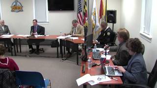 preview picture of video 'March 24, 2015 - Rising Sun, MD - Board of Commissioners Meeting'