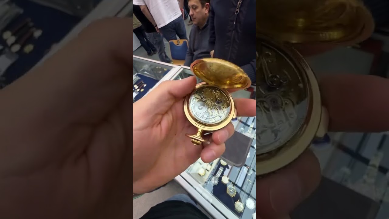 Карманные часы в золотом корпусе — элегантная классика за 42 000. Стиль и роскошь в каждой детали!