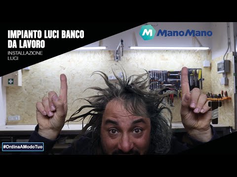 E LUCE FU - impianto elettrico parete da lavoro - INSTALLAZIONE LUCI