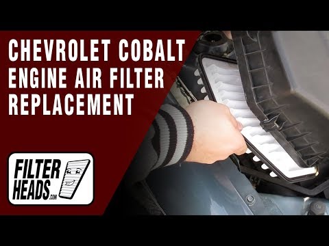 How to Replace Engine Air Filter 2005 Chevrolet Cobalt L4 2.2L