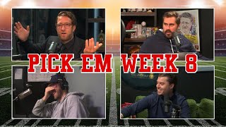 Slander Attacks on Barstool Employees Exposed - Barstool Pick Em Week 8
