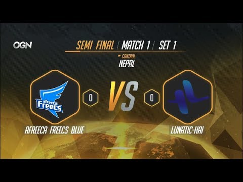 AF Blue vs Lunatic-Hai (Part 1) | OGN OW APEX Season 3 [Semifinals]