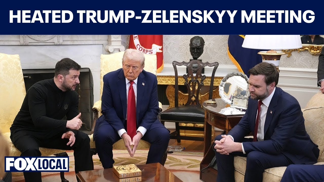 Trump-Zelenskyy meeting gets heated: FULL VIDEO