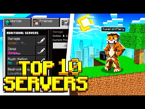 Top 10 BEST Servers For MCPE 2023 (1.19.72+) - Minecraft Bedrock Edition Xbox One, PS4, Windows 10
